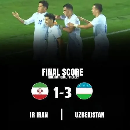 باخت ایران مقابل ازبکستان با نتیجه 3-1