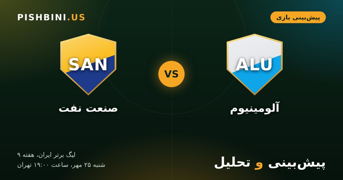 پیش بینی صنعت نفت و آلومینیوم در لیگ برتر ایران